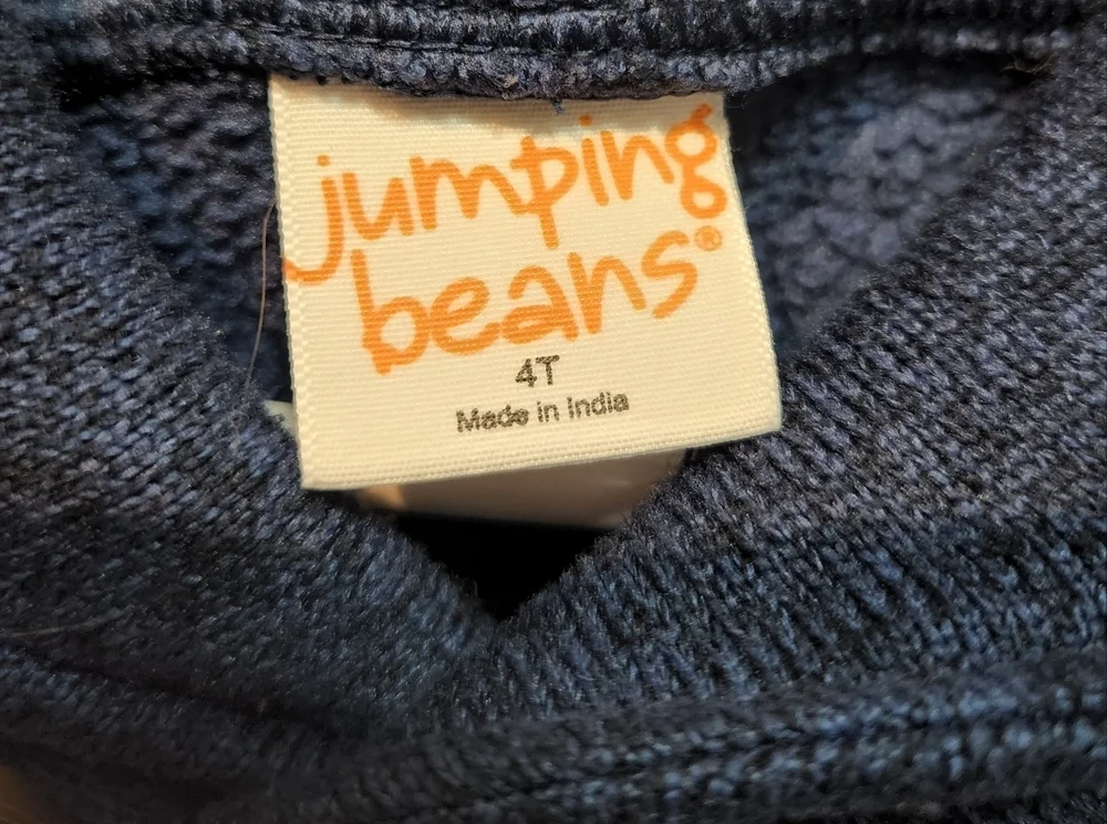 Jumping beans Boys Blue Cowl neck top size 4t